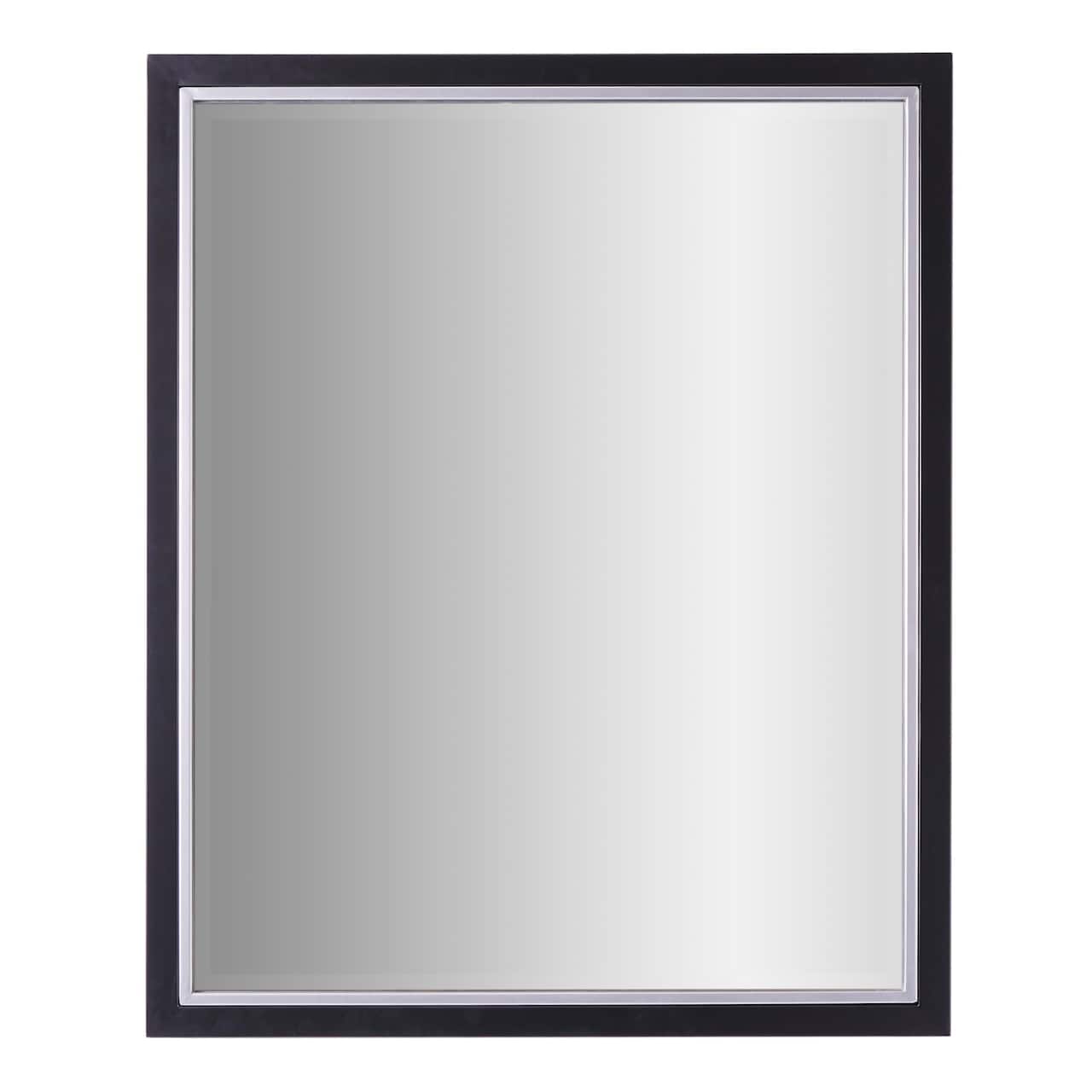 Head West Metal Framed Beveled Edge Rectangular Vanity Wall Mirror